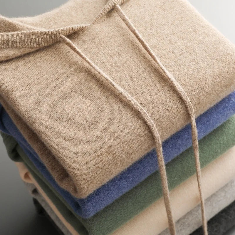 100% Cashmere Hoodie