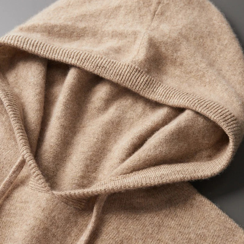 100% Cashmere Hoodie