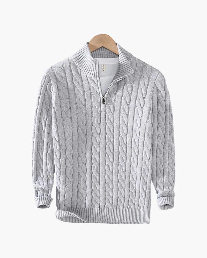The Alpine Zip-Up Sweater