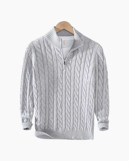 The Alpine Zip-Up Sweater
