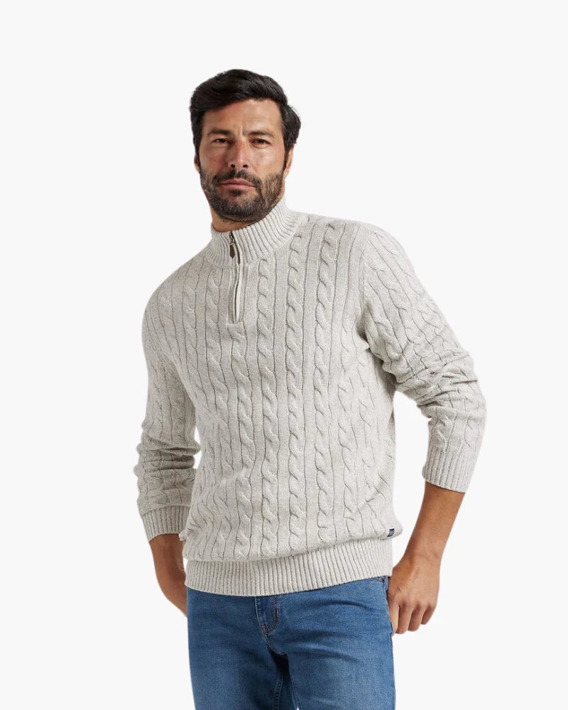 The Alpine Zip-Up Sweater