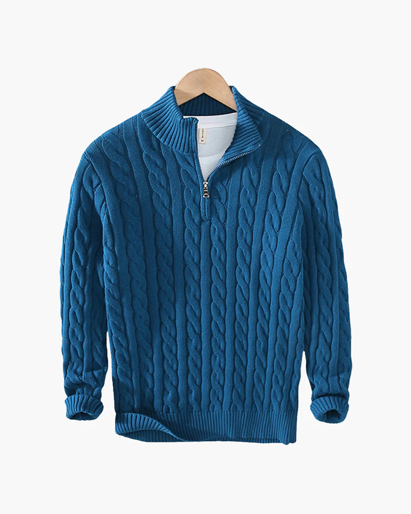 The Alpine Zip-Up Sweater