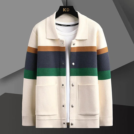 Chestnut Button-Up Knit