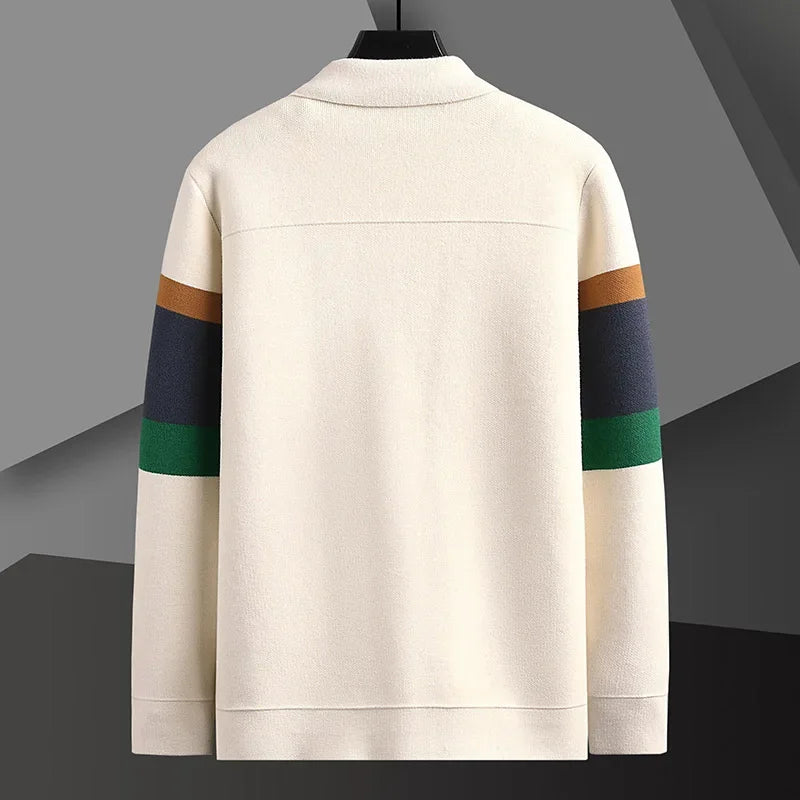 Chestnut Button-Up Knit