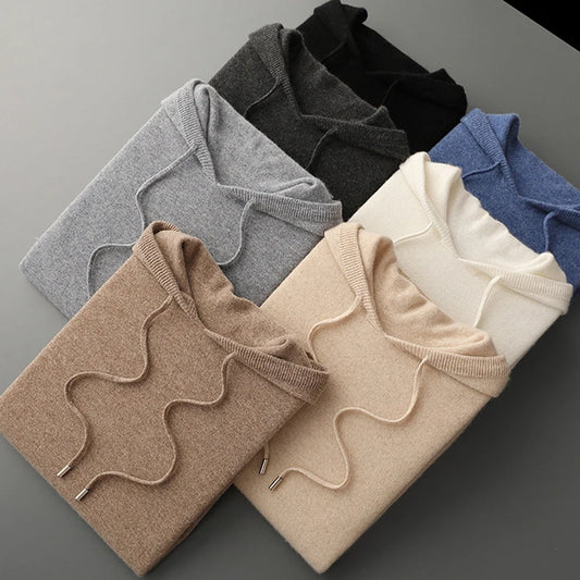 100% Cashmere Hoodie
