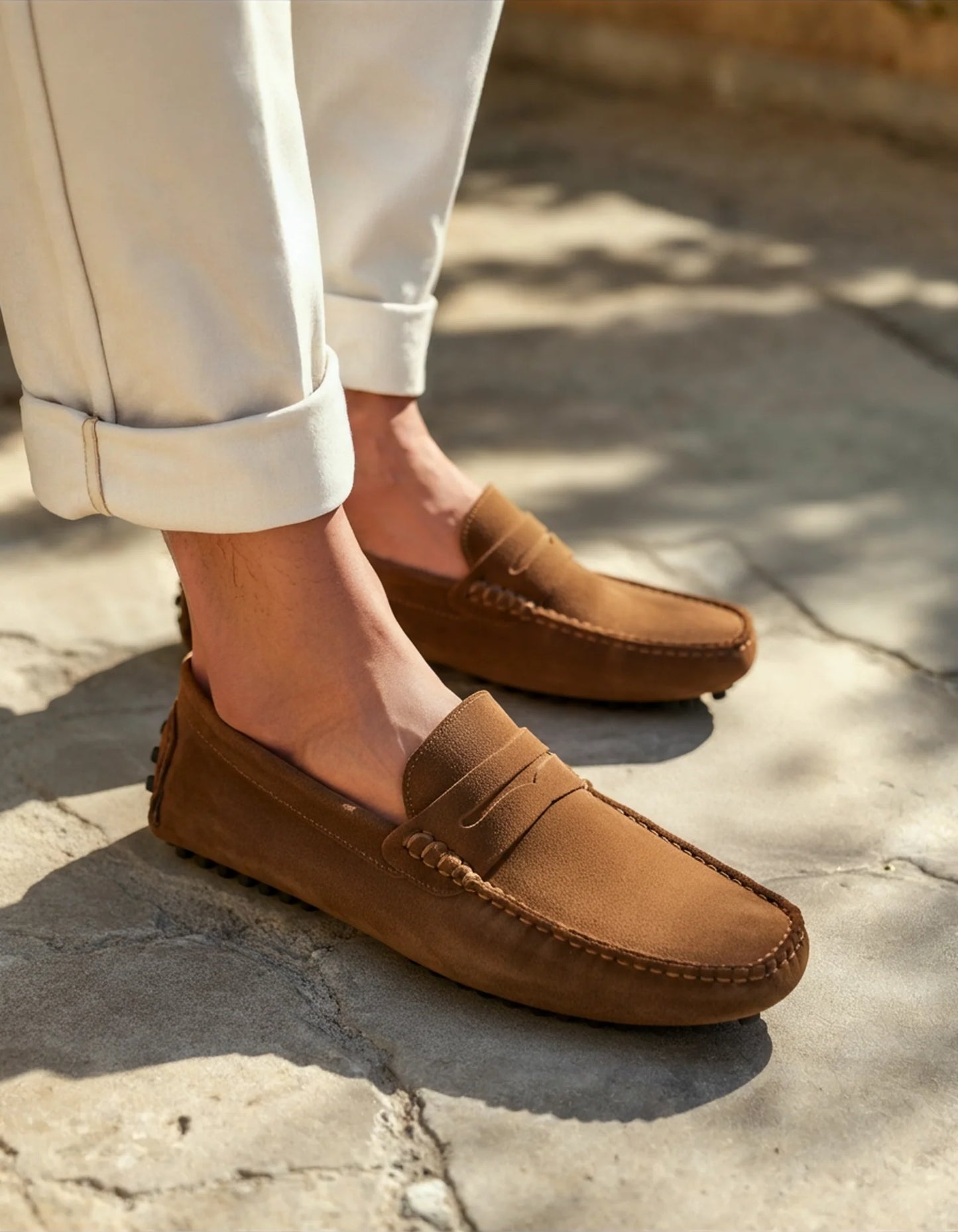 Legacy Driver Suede Loafers