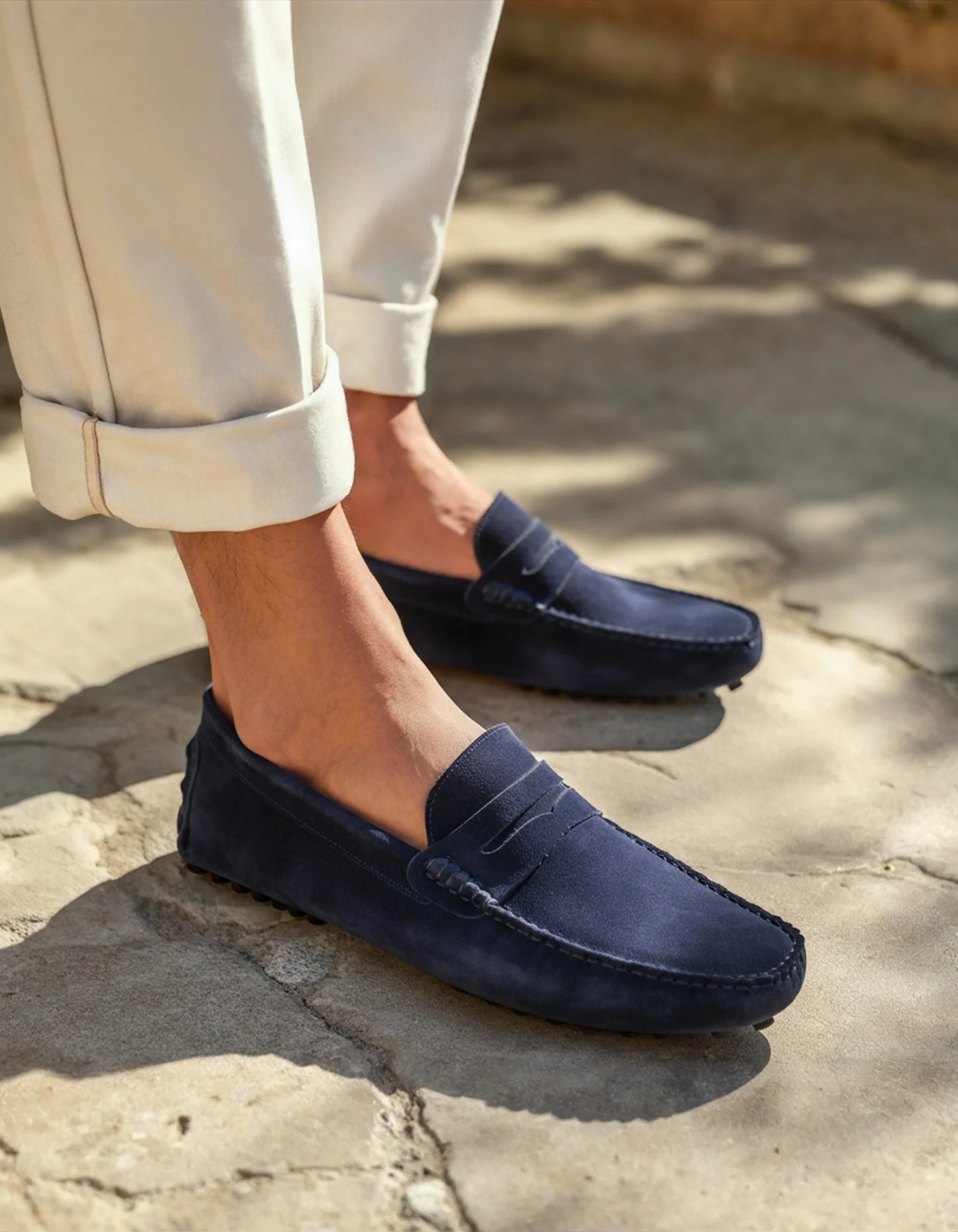Legacy Driver Suede Loafers