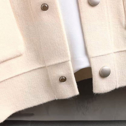 Chestnut Button-Up Knit